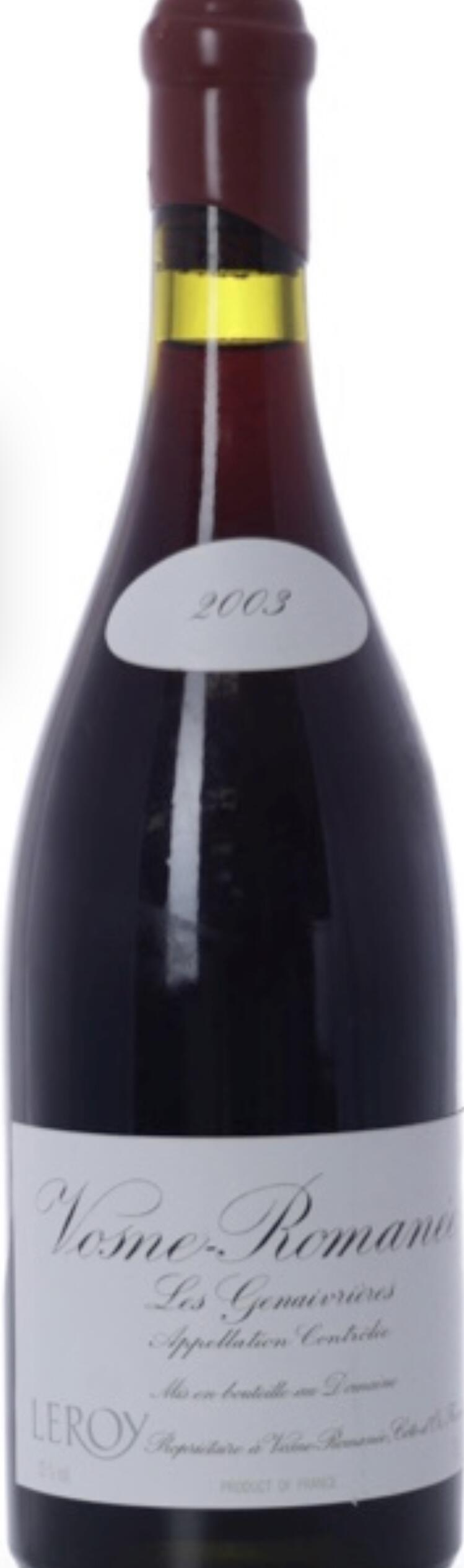Vosne-Romanée 1er Cru "Les Genaivrières"