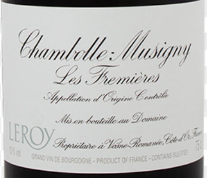 Chambolle Musigny "Les Fremieres"